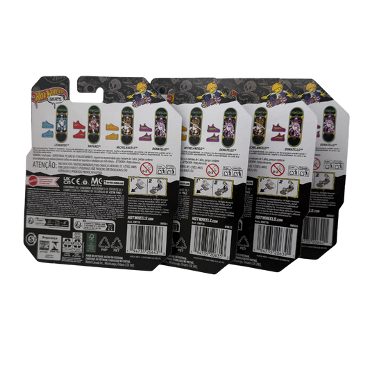 Hot Wheels Skate x Teenage Mutant Ninja Turtles 4-Pack