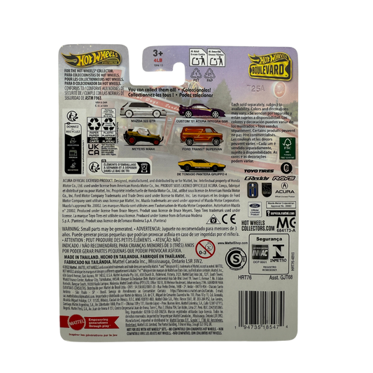 Hot Wheels Premium Ford Transit Supervan – Boulevard Series #109 | Metal/Metal Real Riders Die-Cast
