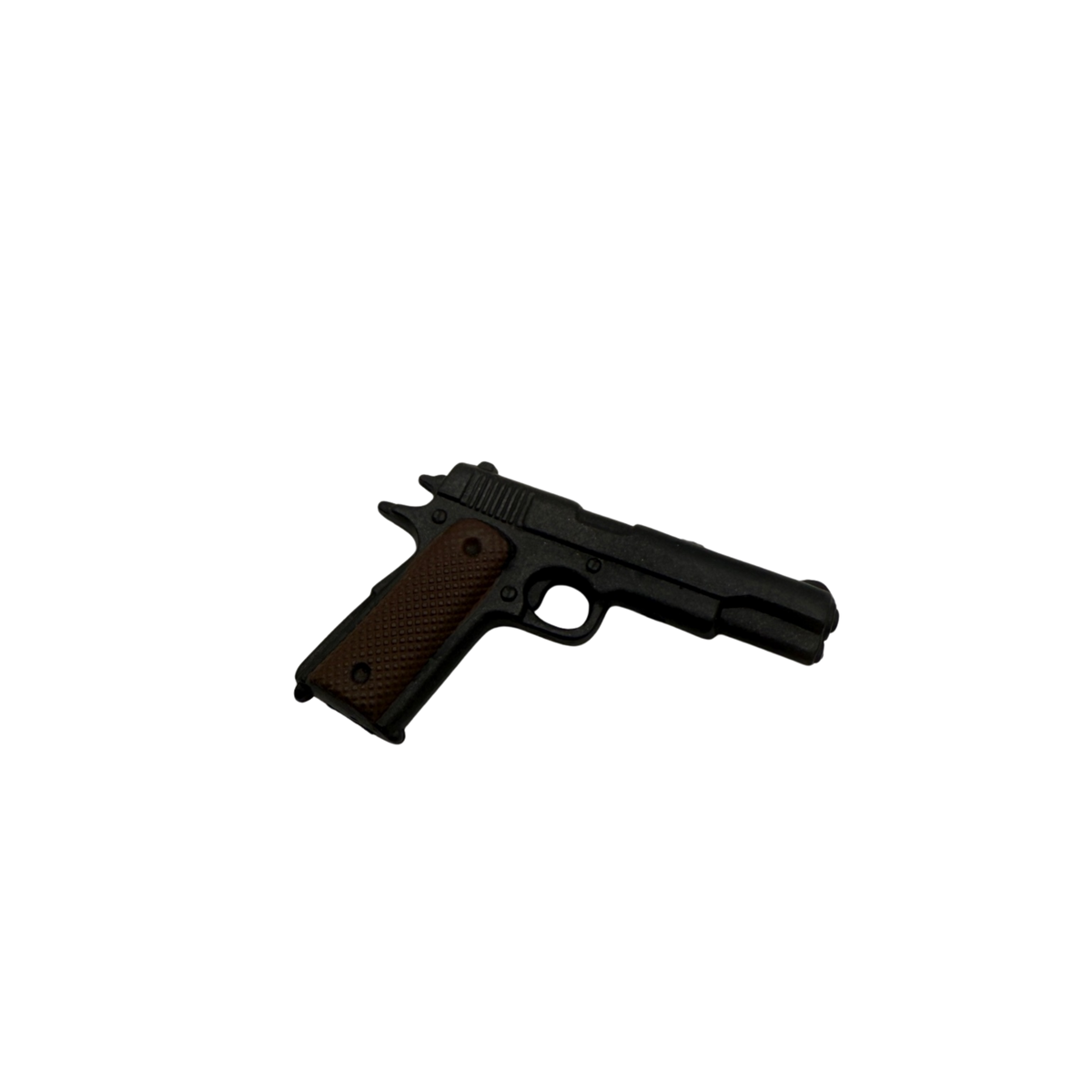 1911 Pistol – Black with Brown Grips (1:6)