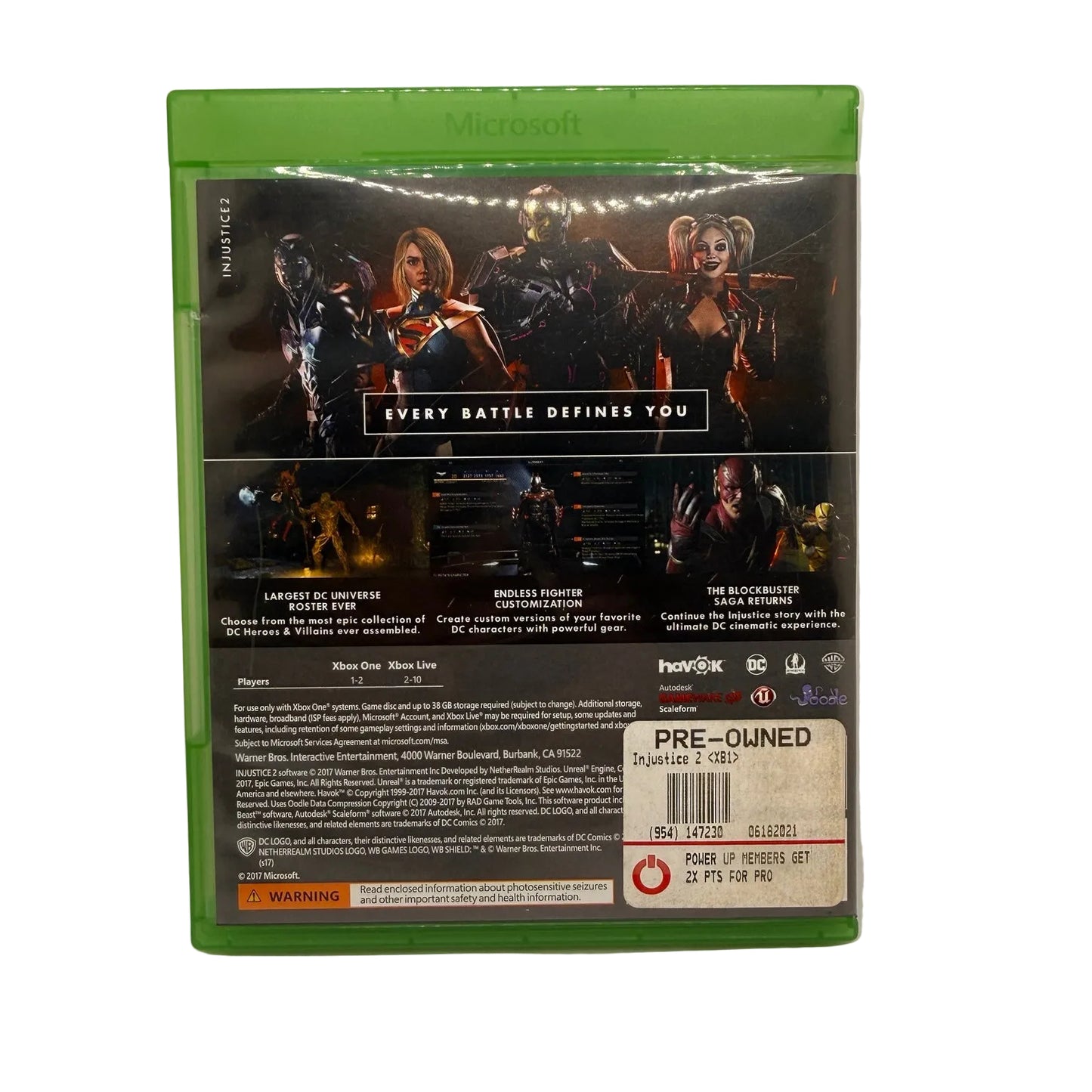 Injustice 2 Xbox One Game