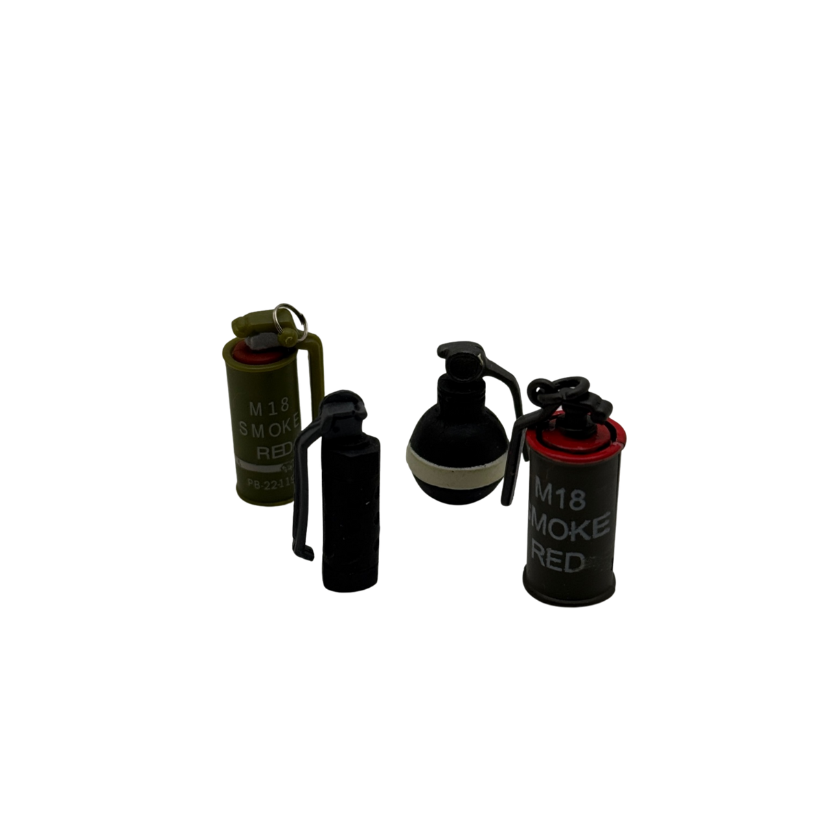 Grenades Lot – M18 Smoke (2) + Frag + Flashbang (1:6, 4 pcs)