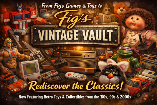We’ve Evolved: Welcome to Fig’s Vintage Vault — Your Home for Vintage Nostalgia (80s–2000s)