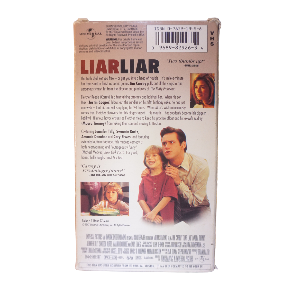 Liar Liar VHS