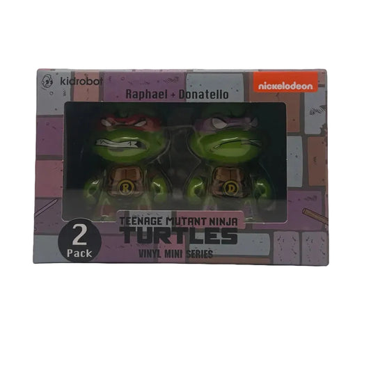 Kidrobot TMNT Raphael + Donatello 2-Pack Vinyl Mini Series Figures