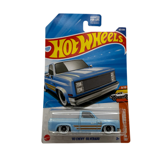 Hot Wheels ’83 Chevy Silverado – HW Hot Trucks (2024 Mainline)  #157/250 | 9/10 HW Hot Trucks Series
