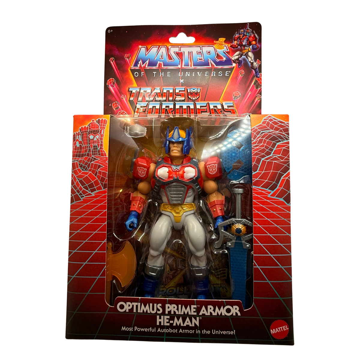 Masters of the Universe x Transformers Optimus Prime Armor He-Man