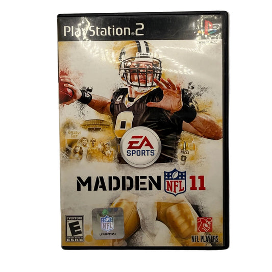 Madden NFL 11 PS2 Game