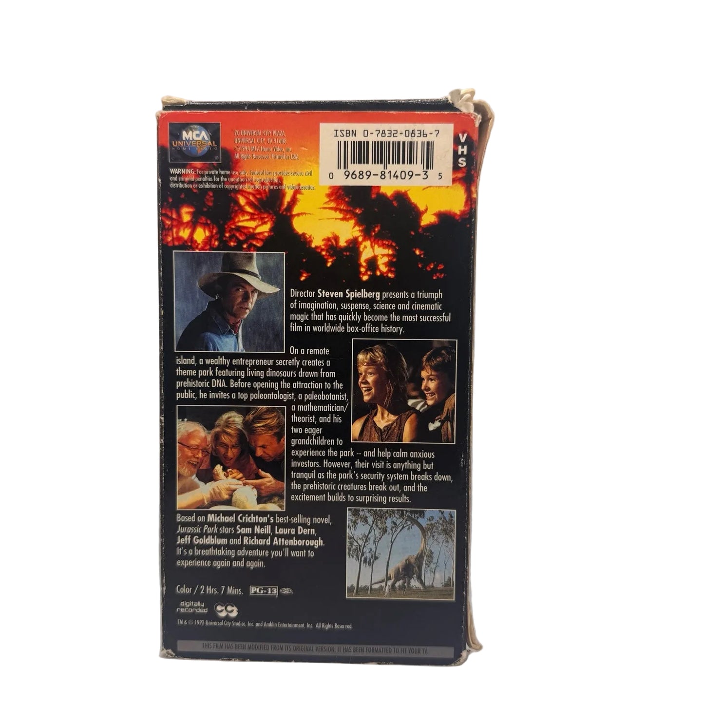 Jurassic Park VHS