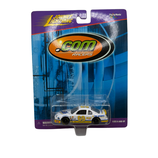 Johnny Lightning .COM Racers #69 CBS Sports – Die-Cast NASCAR Stock Car – Playing Mantis (1999)