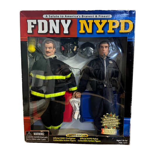 FDNY & NYPD Tribute 1/6 Scale Action Figures – Limited Edition Collectible (9/11 Tribute)