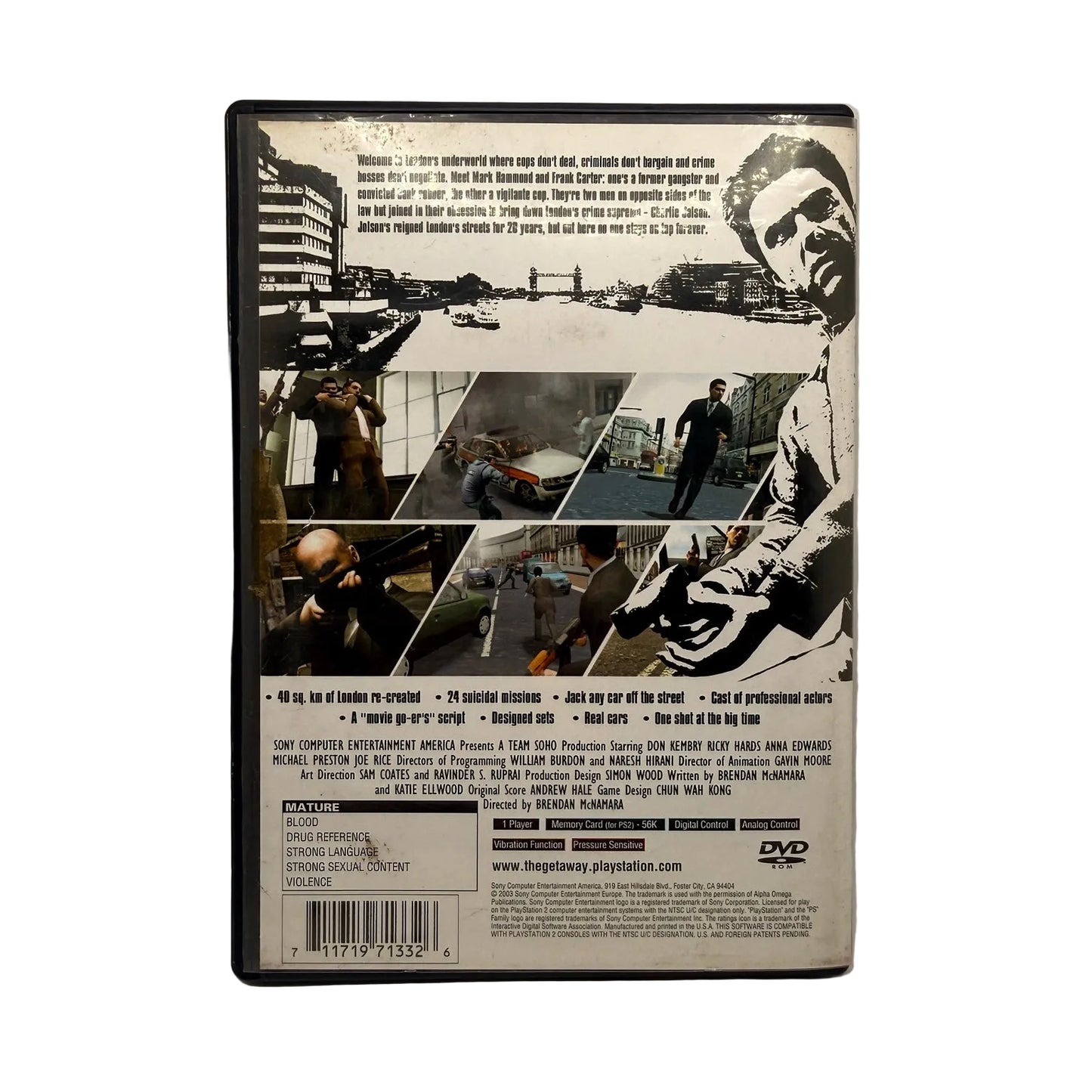 The Getaway Sony PlayStation 2