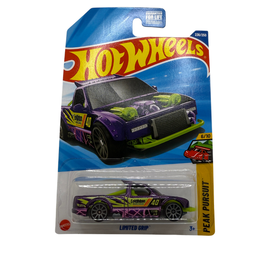 Hot Wheels Limited Grip – Peak Pursuit Series | 6/10 | 2023 Mainline #236/250 | Leighton Racing Livery