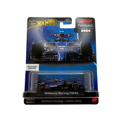 Hot Wheels Premium – Williams Racing FW46 #43 (2024 Formula 1 Series)