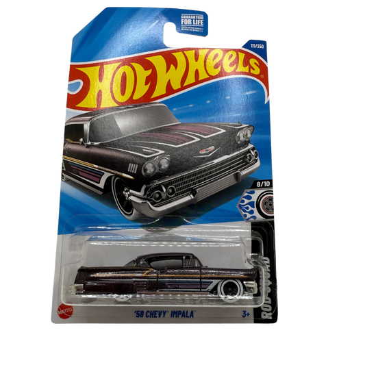 Hot Wheels '58 Chevy Impala – Rod Squad Series – 8/10 – 111/250