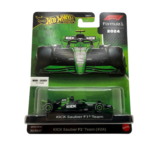 Hot Wheels Premium 2024 – KICK Sauber F1® Team #24 | Formula 1 Die-Cast