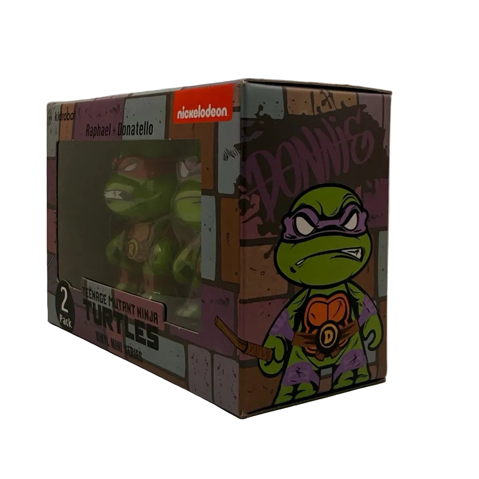 Kidrobot TMNT Raphael + Donatello 2-Pack Vinyl Mini Series Figures
