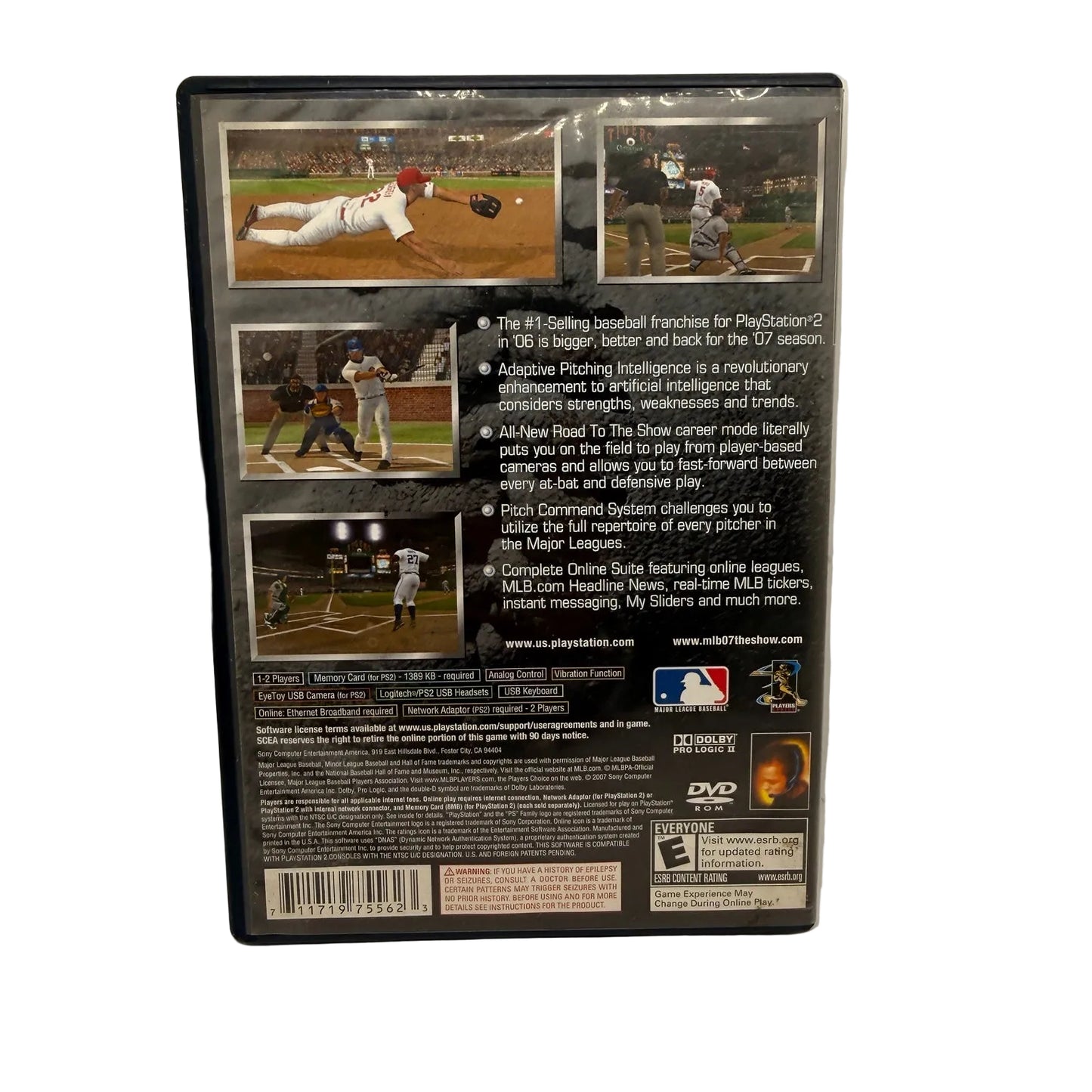 MLB 07 The Show Sony PlayStation 2