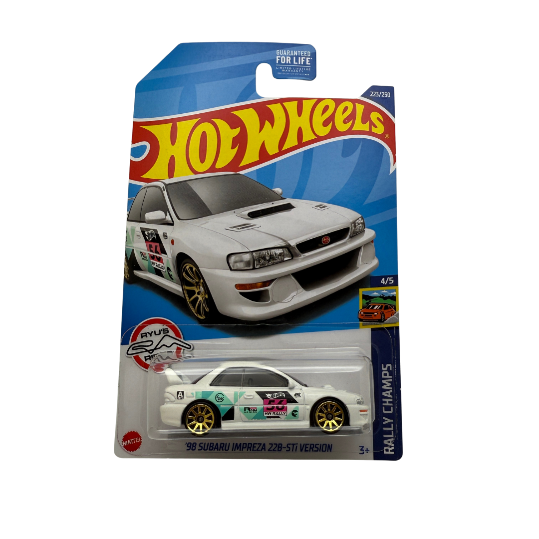 Hot Wheels ’98 Subaru Impreza 22B-STi Version – Treasure Hunt (Rally Champs Series 4/5)