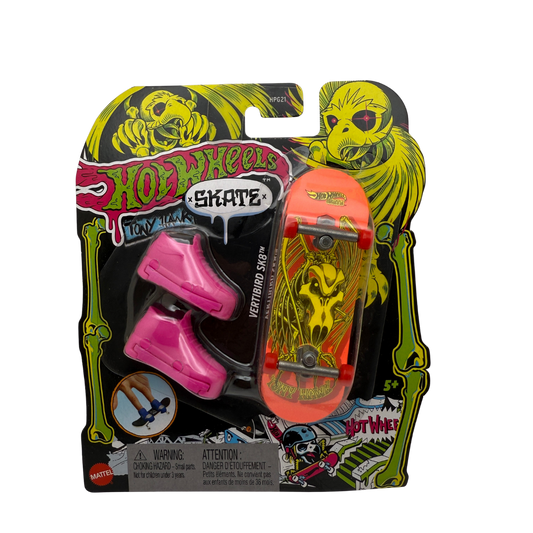 Hot Wheels x Tony Hawk Skate – Vertibird Skateboard with Pink Shoes
