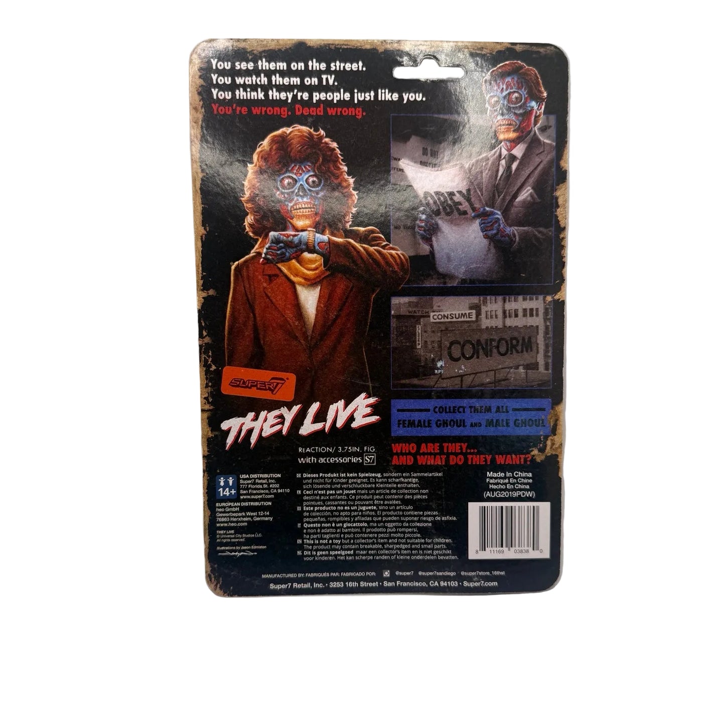 Super7 They Live Female Ghoul ReAction 3.75" Action Figure