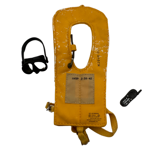 Life Preserver + Goggles + Phone + First Aid – 1:6 Gear Lot