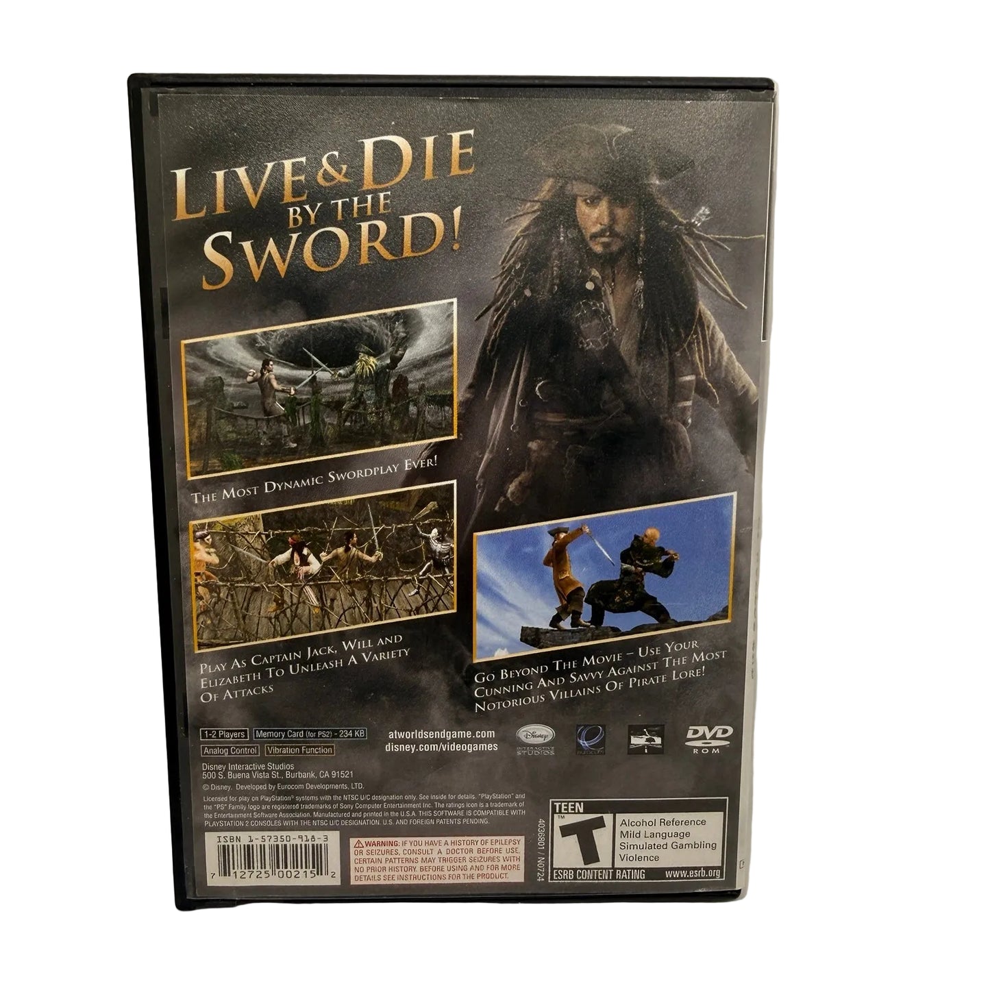 Pirates of the Caribbean: At World's End PS2 Game