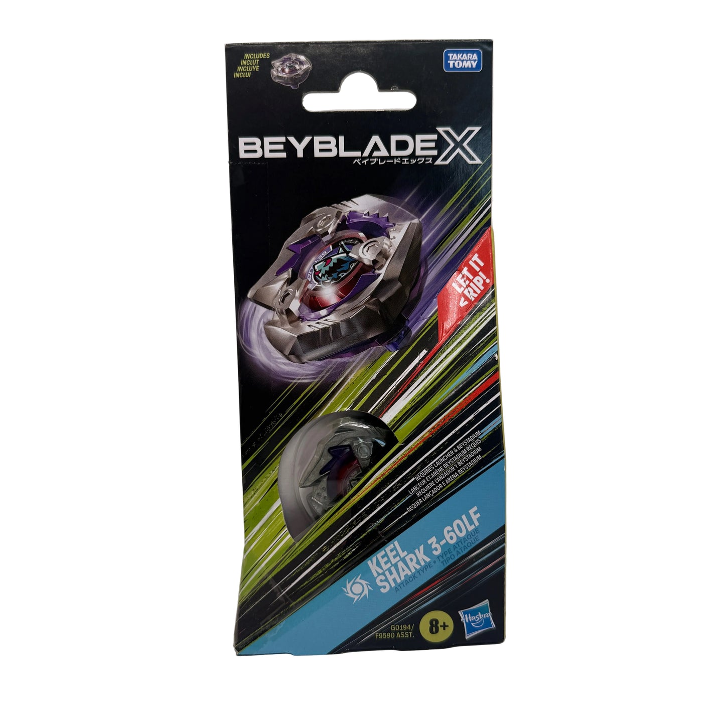 Beyblade X Keel Shark 3-60LF Attack Type