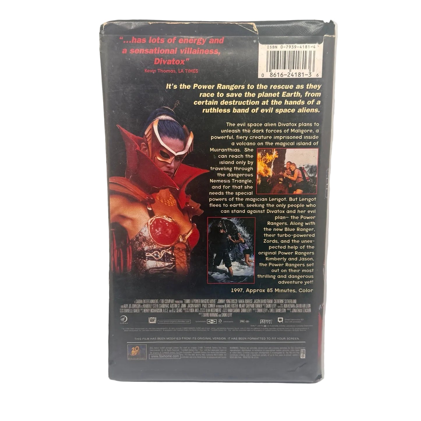 Turbo: A Power Rangers Movie VHS (1997)