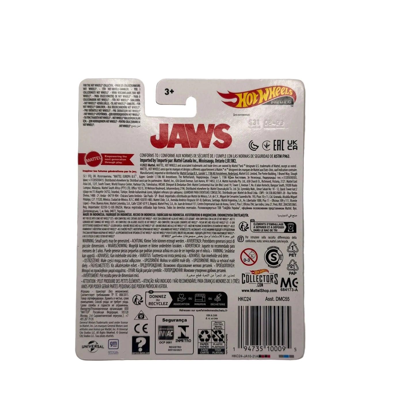 Hot Wheels Premium Jaws ’75 Chevy Blazer Custom – Amity Police Dept.