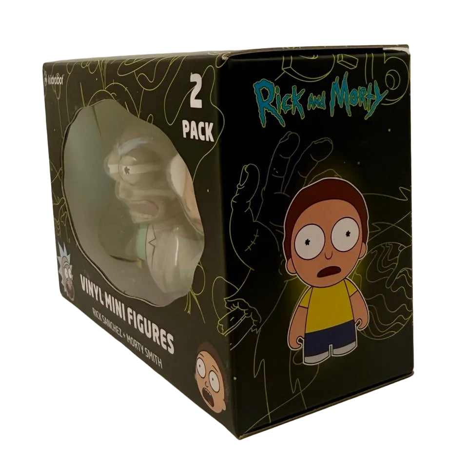 Kidrobot Rick and Morty Vinyl Mini Figures 2-Pack – Rick Sanchez & Morty Smith