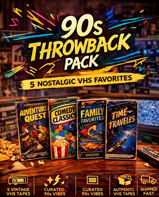 90s Throwback Pack – 5 Nostalgic VHS Favorites