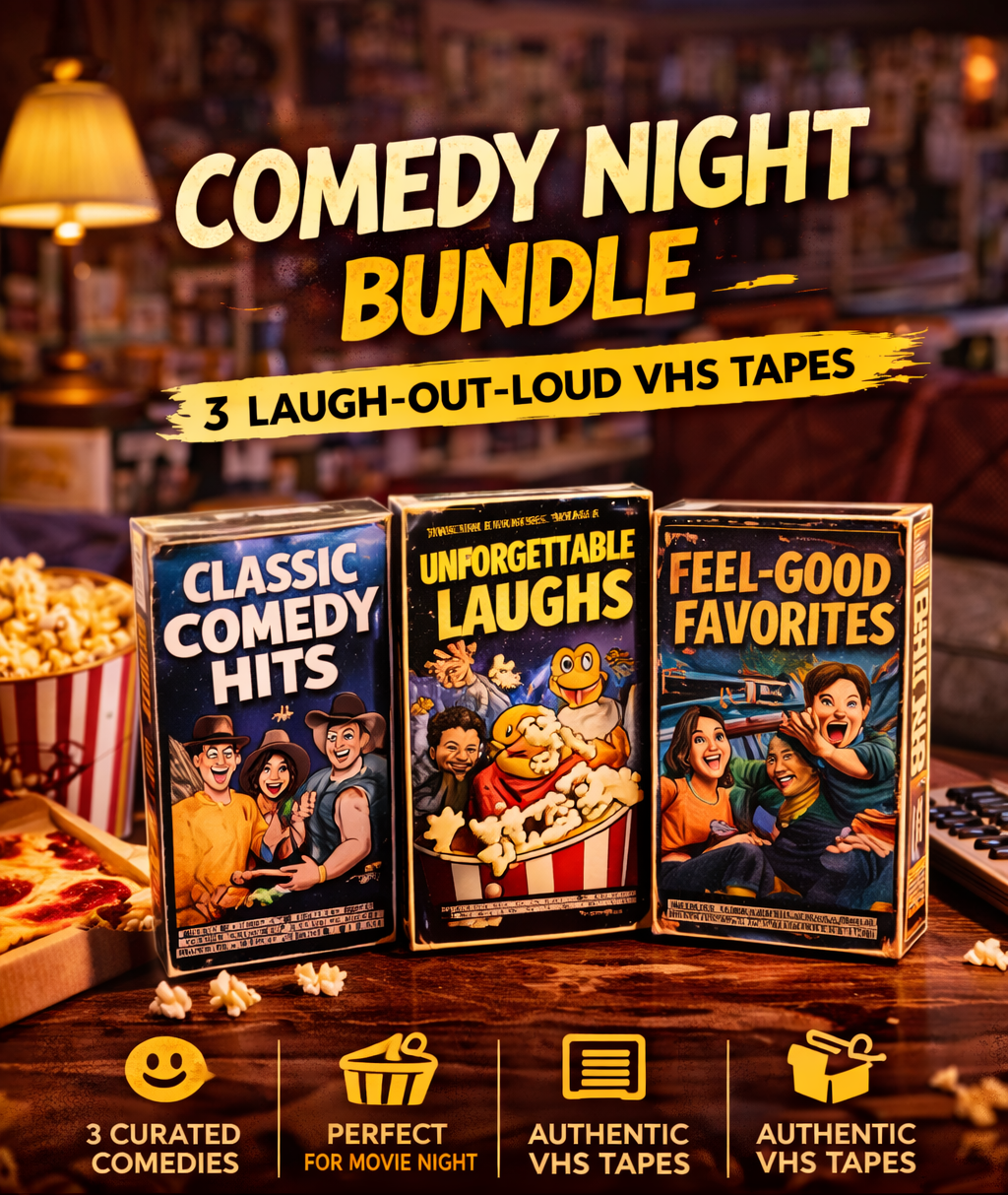Comedy Night Bundle – 3 Laugh-Out-Loud VHS Tapes
