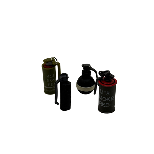 Grenades Lot – M18 Smoke (2) + Frag + Flashbang (1:6, 4 pcs)