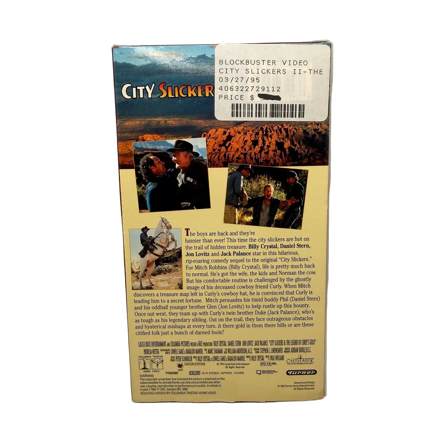 City Slickers II: The Legend of Curly's Gold VHS