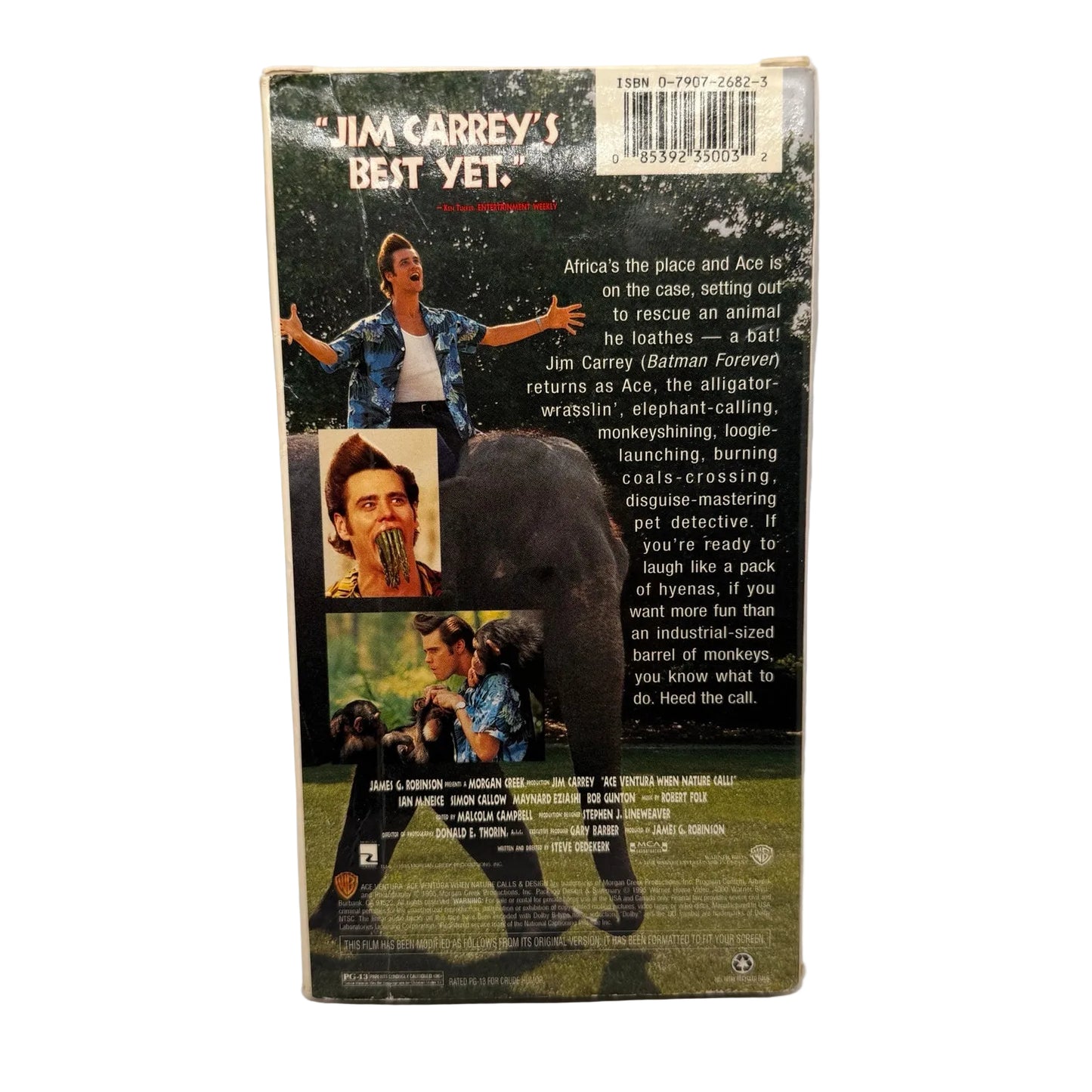 Ace Ventura: When Nature Calls VHS