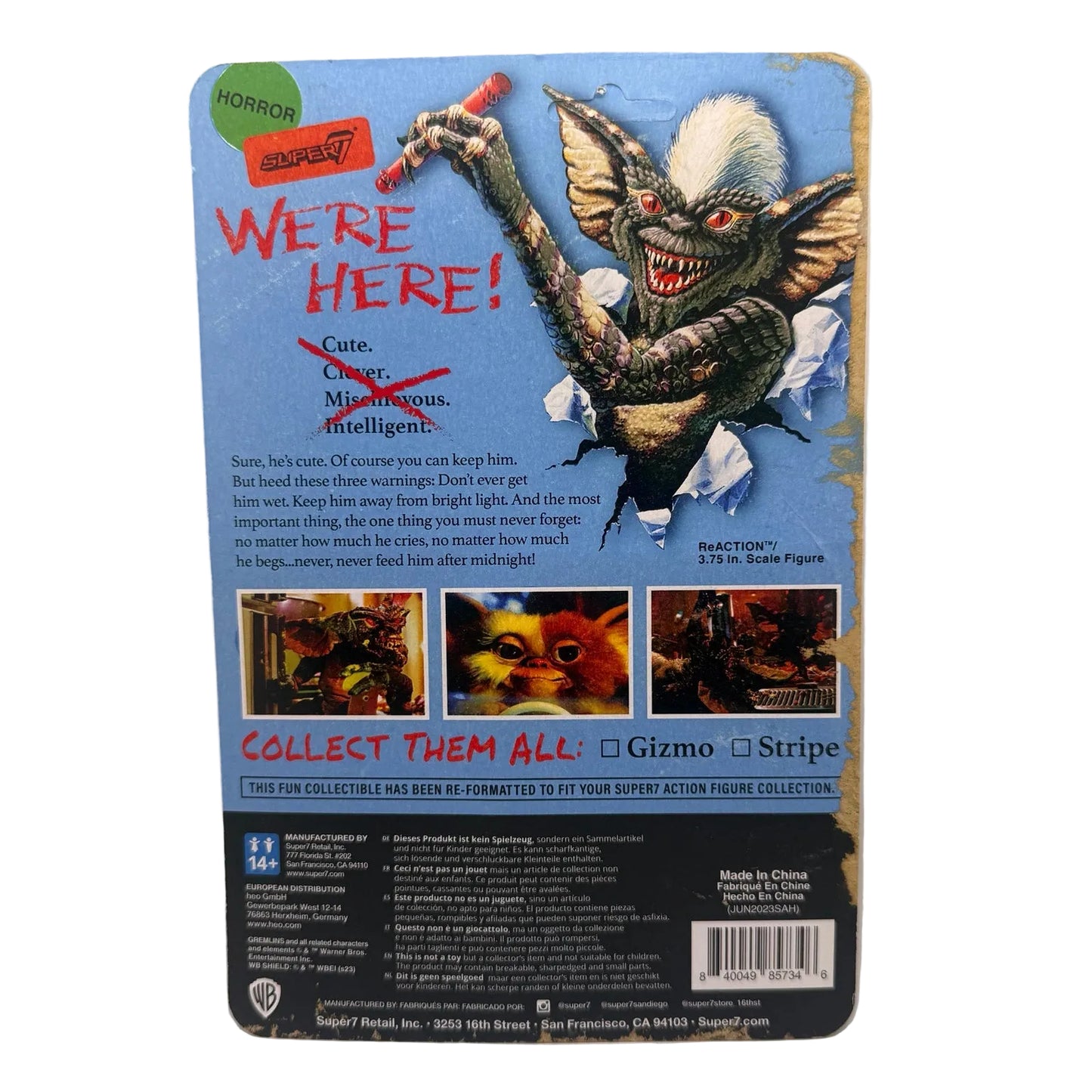 Super7 ReAction Gremlins Stripe Action Figure