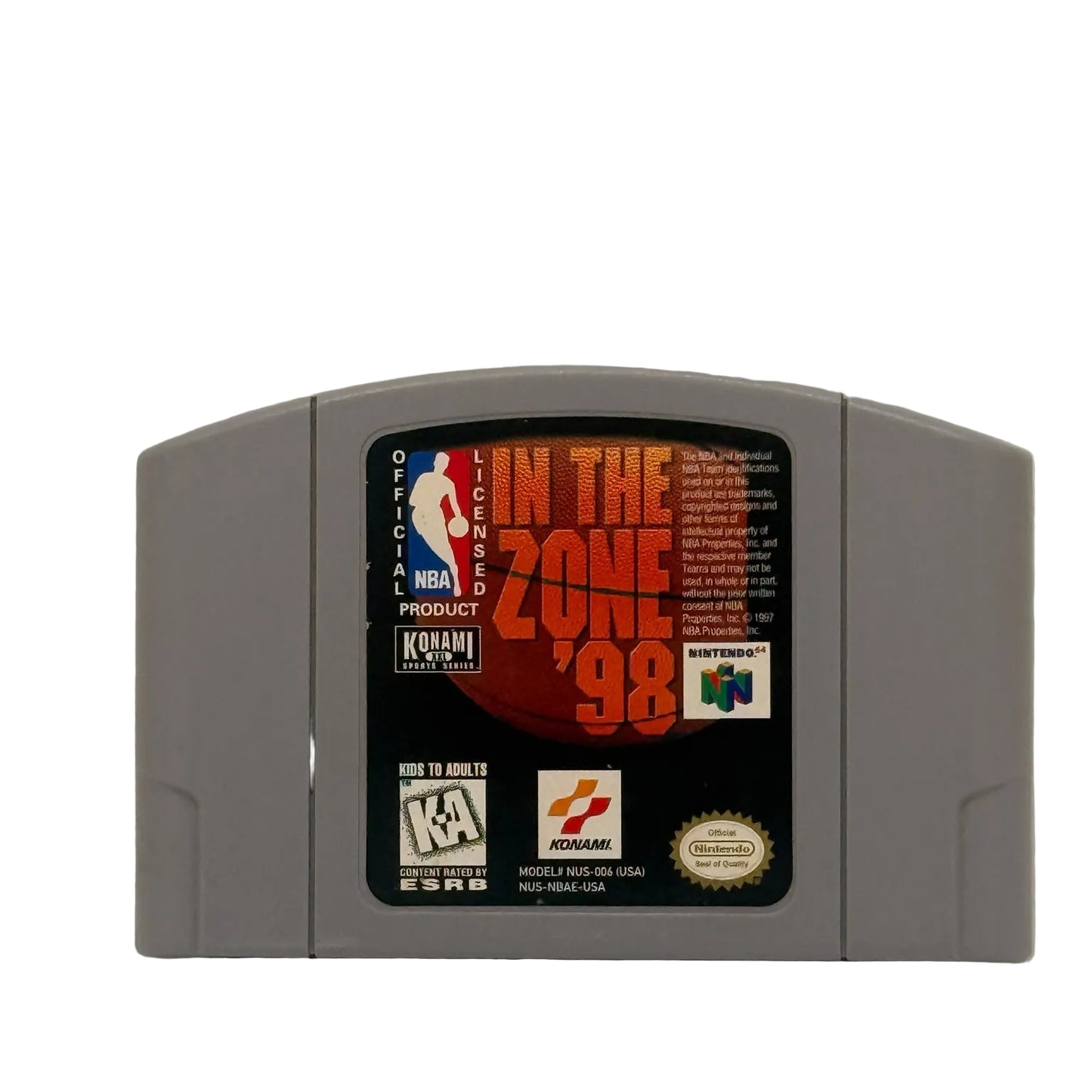 NBA In The Zone ’98 — Nintendo 64