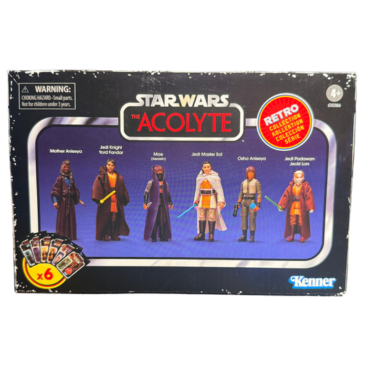 Star Wars The Acolyte Retro Collection 6-Pack(Kenner Style)